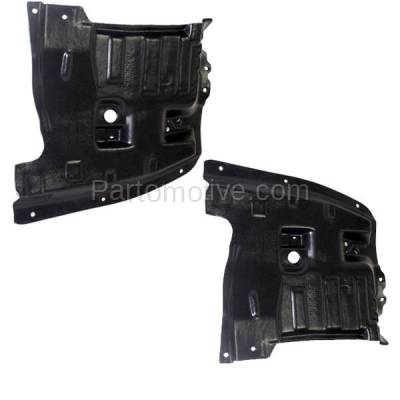 Aftermarket Replacement - ESS-1542L & ESS-1542R Front Engine Splash Shield Under Cover For 95-99 Maxima Left Right Side SET PAIR - Image 2