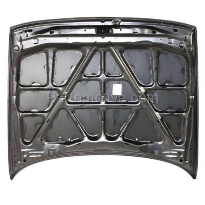 Aftermarket Replacement - HDD-1552 1991-1994 Nissan Sentra (Base, Classic, E, GXE, Limited, SE, SE-R, XE) 1.6 & 2.0 Liter (Sedan) Front Hood Panel Assembly Primed Steel - Image 3
