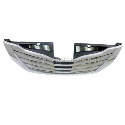 Aftermarket Replacement - GRL-2550 11-13 Sienna Front Grill Grille Chrome Shell/Trim Assembly TO1200339 5310108110 - Image 3