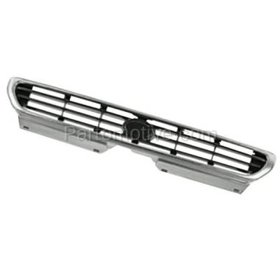 Aftermarket Replacement - GRL-2319 NEW Legacy Outback Front Grill Grille Assembly Chrome/Black SU1200114 91061AC130 - Image 2