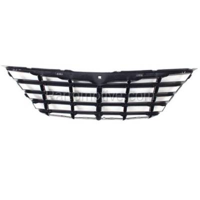 Aftermarket Replacement - GRL-1320 05-07 Town&Country Front Grill Grille Shell Black w/o-Trim CH1200323 68031754AA - Image 3