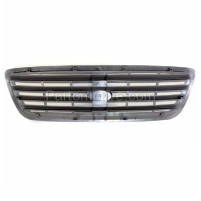 Aftermarket Replacement - GRL-1967 Front Grill Grille Assembly Gray Shell KI1200112 0K54A50710XX Fits 02-03 Sedona - Image 3