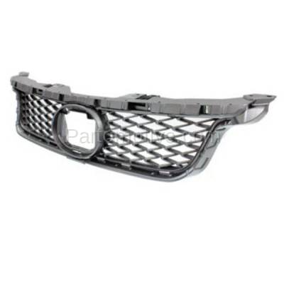 Aftermarket Replacement - GRL-2045C CAPA 11-13 CT-200h Front Grill Grille Gray Mesh Insert LX1200143 5311176030 - Image 2