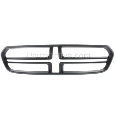 Aftermarket Replacement - GRL-1348C CAPA NEW 14-15 Durango Front Grill Grille Black Shell CH1200379 1XV16TZZAB - Image 1