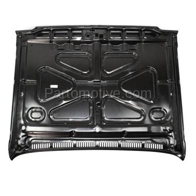 Aftermarket Replacement - HDD-1207 1973-1980 Chevrolet/Chevy/GMC C/K-Series Full Size Pickup Truck, Blazer, Suburban, Jimmy Front Hood Panel Assembly Primed Steel - Image 3