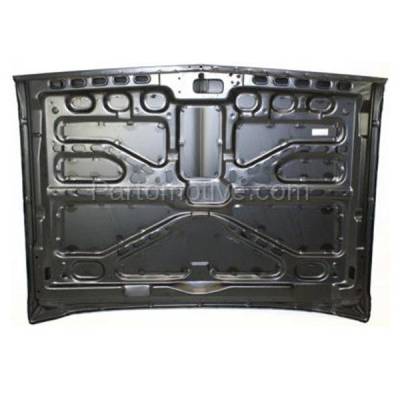 Aftermarket Replacement - HDD-1209C CAPA 1981-1987 Chevy/GMC C/K/R/V-Series Full Size Pickup Truck, Blazer/Jimmy & 1987-1991 Suburban Front Hood Panel Assembly Primed Steel - Image 3