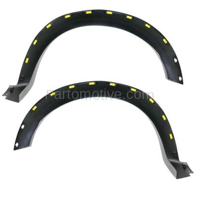 Aftermarket Replacement - FDF-1034L & FDF-1034R 10-14 F150 SVT Front Fender Flare Wheel Opening Molding Trim Left Right SET PAIR - Image 3