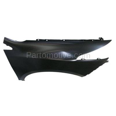 Aftermarket Replacement - FDR-1844R 2010-2013 Acura ZDX (3.7L 6Cyl) Front Fender Quarter Panel without Molding Holes (without Turn Signal Light Hole) Steel Right Passenger Side - Image 2