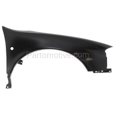 Aftermarket Replacement - FDR-1012RC CAPA 1999-2004 Chrysler 300M (Sedan 4-Door) Front Fender Quarter Panel (with Turn Signal Lamp Hole) Primed Steel Right Passenger Side - Image 1