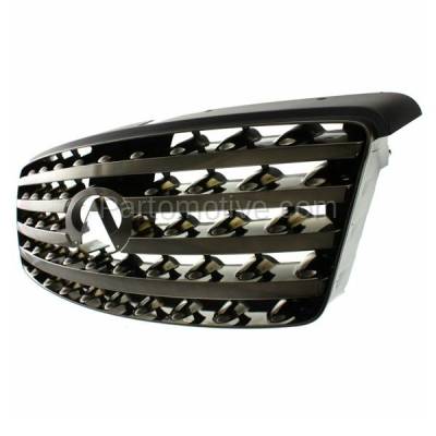 Aftermarket Replacement - GRL-1928 Front Face Bar Grill Grille Assembly Chrome IN1200111 62310CL000 For 05 FX-35/45 - Image 2