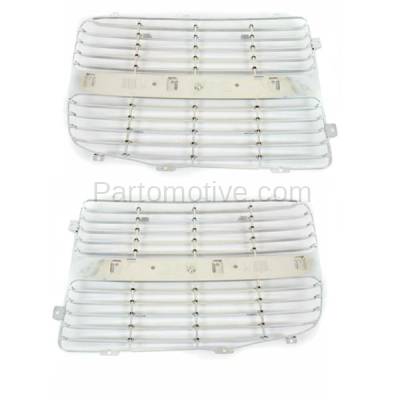 Aftermarket Replacement - GRL-1040L & GRL-4010R 02-05 Ram Pickup Truck Front Grill Grille Chrome Insert Left Right Side SET PAIR - Image 3