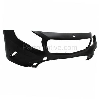 Aftermarket Replacement - BUC-3935FC CAPA 2015-2017 Mercedes-Benz GLA250 (without AMG Styling Package) Front Bumper Cover Assembly with Park Assist Sensor Holes - Image 2