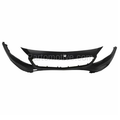 Aftermarket Replacement - BUC-3935FC CAPA 2015-2017 Mercedes-Benz GLA250 (without AMG Styling Package) Front Bumper Cover Assembly with Park Assist Sensor Holes - Image 3