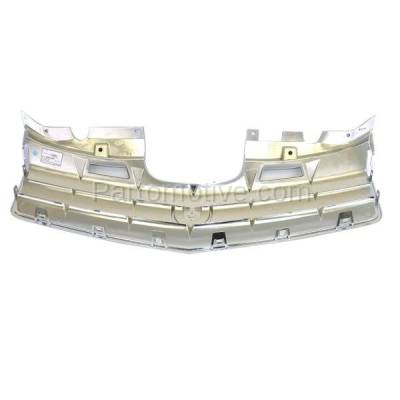 Aftermarket Replacement - GRL-1749 NEW 04-05 SRX Front Grill Grille Assembly Silver Chrome Trim GM1200611 25763160 - Image 3