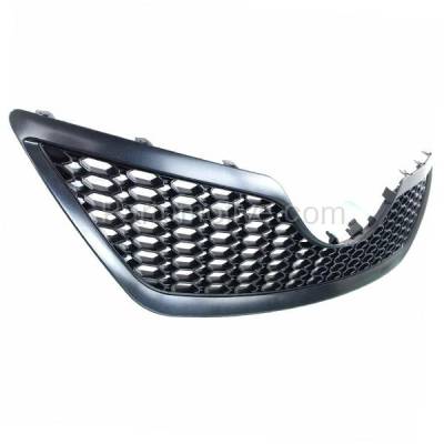 Aftermarket Replacement - GRL-2508C CAPA 2007-2009 Toyota Camry SE (2.4 & 3.5 Liter Engine) Front Center Face Bar Grille Assembly Painted Black Shell & Insert Plastic - Image 2