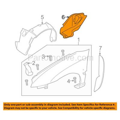 Aftermarket Replacement - ESS-1098R 00-05 Neon 2.0L Engine Splash Shield Under Cover Right Side CH1228101 5008389AC - Image 3
