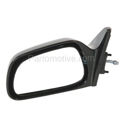 MIR-1508L 88-92 Corolla Sedan 4-Door Manual Remote Black Rear View
