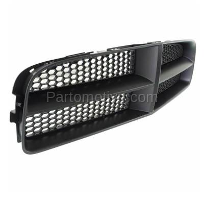 Aftermarket Replacement - GRL-1346C CAPA 06-10 Charger Front Grill Grille Black Shell Frame CH1200376 68148158AA - Image 2