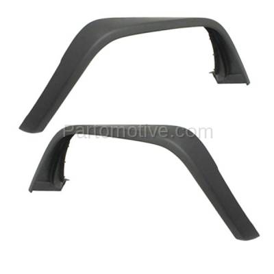 Aftermarket Replacement - FDF-1052L & FDF-1052R 13-15 G63 AMG Front Fender Flare Wheel Opening Molding Trim Left Right SET PAIR - Image 2