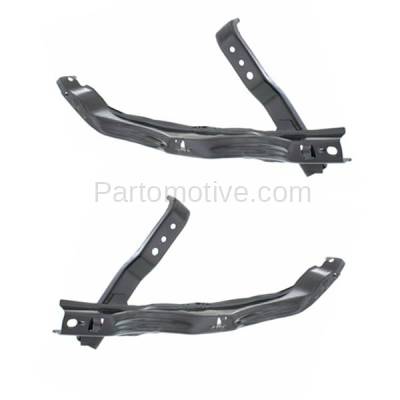 Aftermarket Replacement - BBK-1000L & BBK-1000R 2002-2004 Acura RSX (Base, Type-S) 2.0L (Coupe 2-Door) Front Bumper Face Bar Retainer Mounting Brace Bracket Steel SET PAIR Right Passenger & Left Driver Side - Image 2