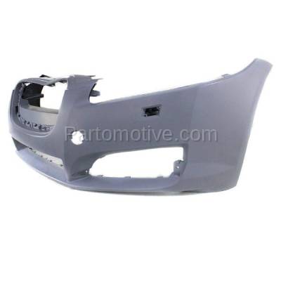 Aftermarket Replacement - BUC-3779F 2012-2015 Jaguar XF Front Bumper Cover Assembly (with Headlight Washer Holes) (without Park Assist Sensor Holes) Primed Plastic - Image 2