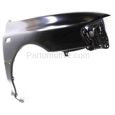 Aftermarket Replacement - FDR-1397R 1998-2001 Subaru Impreza (RS Models) 2.5L (Coupe & Sedan) Front Fender (with Turn Signal Lamp Hole) Primed Steel Right Passenger Side - Image 2