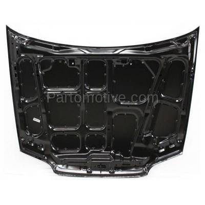 Aftermarket Replacement - HDD-1330C CAPA 1992-1995 Honda Civic (CX, DX, EX, Si, VX) Coupe & Hatchback (1.5 & 1.6 Liter Engine) Front Hood Panel Assembly Primed Steel - Image 3