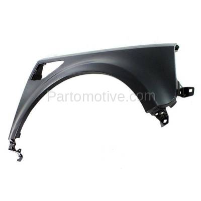 Aftermarket Replacement - FDR-1441R 2008-2015 Land Rover LR2 (2.0L & 3.2L Engine) Front Fender Quarter Panel with Side Molding Holes Primed Steel Right Passenger Side - Image 2