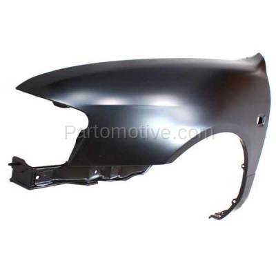 Aftermarket Replacement - FDR-1345L & FDR-1345R 1999-2002 Infiniti G20 (2.0 Liter Engine) Front Fender Quarter Panel (with Turn Signal Lamp Hole) Primed Steel SET PAIR Right & Left Side - Image 2