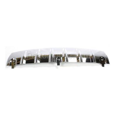 Aftermarket Replacement - BRT-1014F 2004-04 Grand Cherokee Limited/Overland Front Bumper Lower Trim Plate Retainer Mounting Brace Support Chrome - Image 3