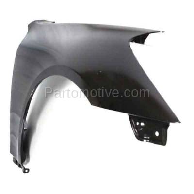 Aftermarket Replacement - FDR-1767RC CAPA 1998-2002 Lincoln Town Car (4.6 Liter V8 Engine) Front Fender Quarter Panel (without Molding Holes) Primed Steel Right Passenger Side - Image 2