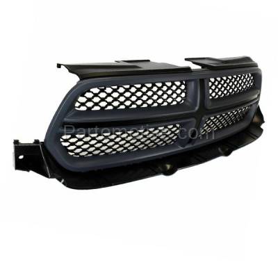 Aftermarket Replacement - GRL-1340C CAPA 11-13 Durango Front Grill Grille Primered Gray Shell Molding 1RE01TZZAI - Image 2