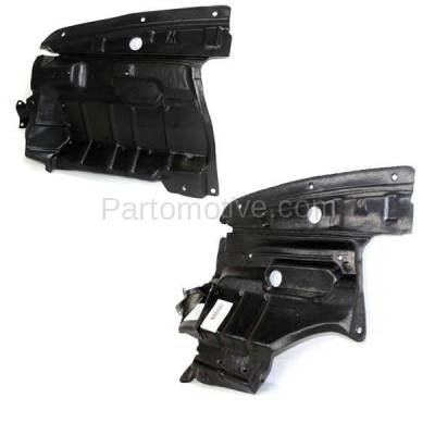 Aftermarket Replacement - ESS-1532L & ESS-1532R Front Engine Splash Shield Under Cover For 00-01 Maxima Left Right Side SET PAIR - Image 2
