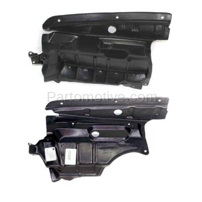 Aftermarket Replacement - ESS-1532L & ESS-1532R Front Engine Splash Shield Under Cover For 00-01 Maxima Left Right Side SET PAIR - Image 3