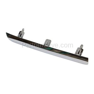 Aftermarket Replacement - GRT-1255L 09-12 RAV4 Front Upper Grille Trim Grill Molding Chrome LH Driver Side TO1212107 - Image 2