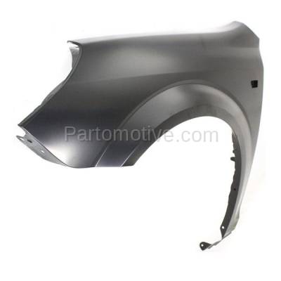 Aftermarket Replacement - FDR-1089LC CAPA 2007-2009 Saturn Aura (2.4 & 3.5 & 3.6 Liter) Front Fender Quarter Panel (with Turn Signal Light Hole) Steel Left Driver Side - Image 2