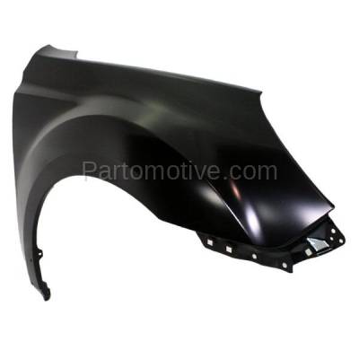 Aftermarket Replacement - FDR-1543RC CAPA 2010-2014 Subaru Outback (2.5 & 3.6 Liter Engine) Front Fender Quarter Panel (without Molding Holes) Steel Right Passenger Side - Image 2