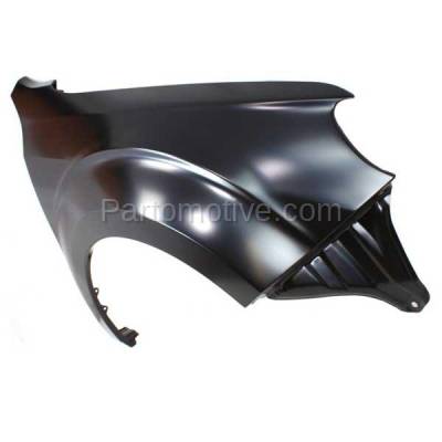 Aftermarket Replacement - FDR-1326RC CAPA 2009-2013 Subaru Forester (2.5 Liter H4 Engine) Front Fender Quarter Panel (without Molding Holes) Primed Steel Right Passenger Side - Image 2