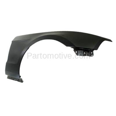 Aftermarket Replacement - FDR-1517RC CAPA 2010-2014 Ford Mustang V6/V8 (Convertible & Coupe) Front Fender Quarter Panel (without Pony Package) Primed Steel Right Passenger Side - Image 2