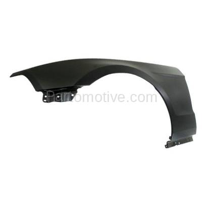 Aftermarket Replacement - FDR-1517LC CAPA 2010-2014 Ford Mustang V6/V8 (Convertible & Coupe) Front Fender Quarter Panel (without Pony Package) Primed Steel Left Driver Side - Image 2