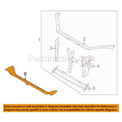 Aftermarket Replacement - RSP-1683 2008-2016 Subaru Impreza & 2009-2018 Forester & 2013-2017 XV Crosstrek & 2013-2018 WRX Radiator Support Outer Lower Crossmember Tie Bar - Image 3