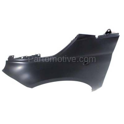 Aftermarket Replacement - FDR-1304LC CAPA 2012-2019 Fiat 500 (1.4L Engine & Electric) (USA Type) Front Fender Quarter Panel (without Molding Holes) Primed Steel Left Driver Side - Image 2