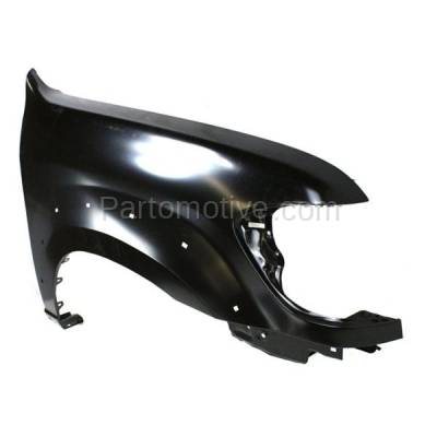 Aftermarket Replacement - FDR-1674RC CAPA 2005-2007 Toyota Sequoia Limited/SR5 (4.7 Liter V8 Engine) Front Fender Quarter Panel (with Flare Holes) Steel Right Passenger Side - Image 2