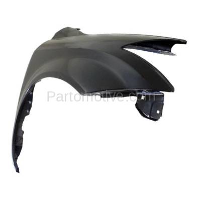 Aftermarket Replacement - FDR-1511RC CAPA 2003-2007 Nissan Murano (3.5 Liter V6 Engine) Front Fender Quarter Panel (without Molding Holes) Primed Steel Right Passenger Side - Image 2