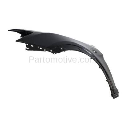 Aftermarket Replacement - FDR-1817LC CAPA 2011-2017 BMW X3 & 2015-2018 X4 2.0L & 2.5L & 3.0L Front Fender Quarter Panel (with Side Molding Holes) Primed Steel Left Driver Side - Image 2