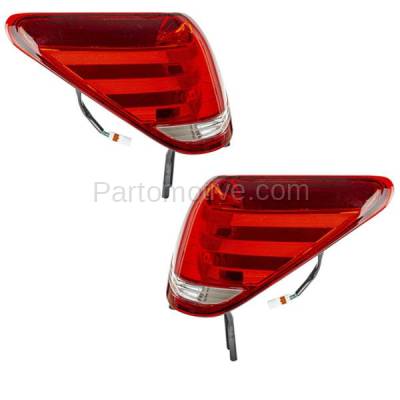 Aftermarket Auto Parts - TLT-1284LC & TLT-1284RC CAPA 05-07 Avalon Taillight Taillamp Brake Light Outer Lamp Left Right Set PAIR - Image 2