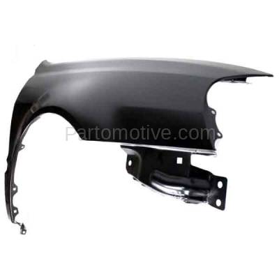 Aftermarket Replacement - FDR-1759LC & FDR-1759RC CAPA 2001-2003 Acura TL (Base & Type-S) (3.2 Liter V6) Front Fender Quarter Panel (with Molding Holes) Primed SET PAIR Left & Right Side - Image 3