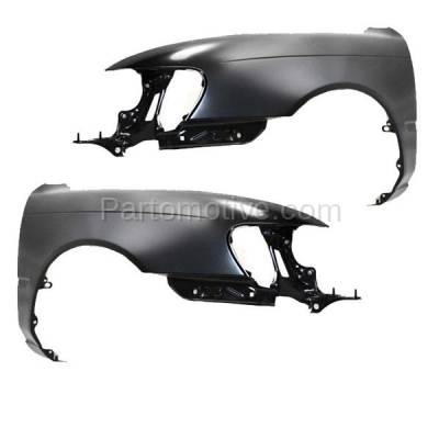Aftermarket Replacement - FDR-1180LC & FDR-1180RC CAPA 1993-1997 Toyota Corolla (Sedan & Wagon) 1.6l/1.8L (USA & Japan Built) Front Fender Quarter Panel Steel Set Pair Left & Right Side - Image 2