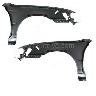 Aftermarket Replacement - FDR-1180LC & FDR-1180RC CAPA 1993-1997 Toyota Corolla (Sedan & Wagon) 1.6l/1.8L (USA & Japan Built) Front Fender Quarter Panel Steel Set Pair Left & Right Side - Image 3