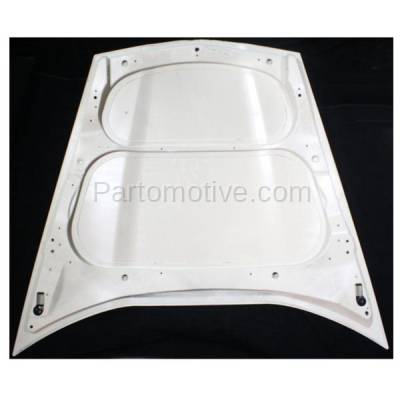 Aftermarket Replacement - HDD-1281 2005-2013 Chevy Corvette (Base, Grand Sport, Z06) V8 (Coupe & Convertible 2-Door) Front Hood Panel Assembly Primed Fiberglass - Image 2